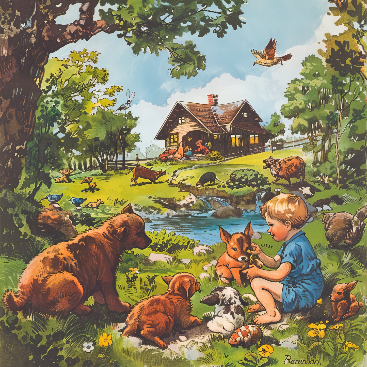 500 PIECES JIGSAW PUZZLE FARM LIFE