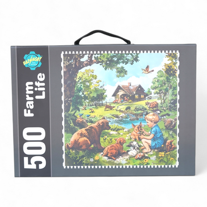 500 PIECES JIGSAW PUZZLE FARM LIFE