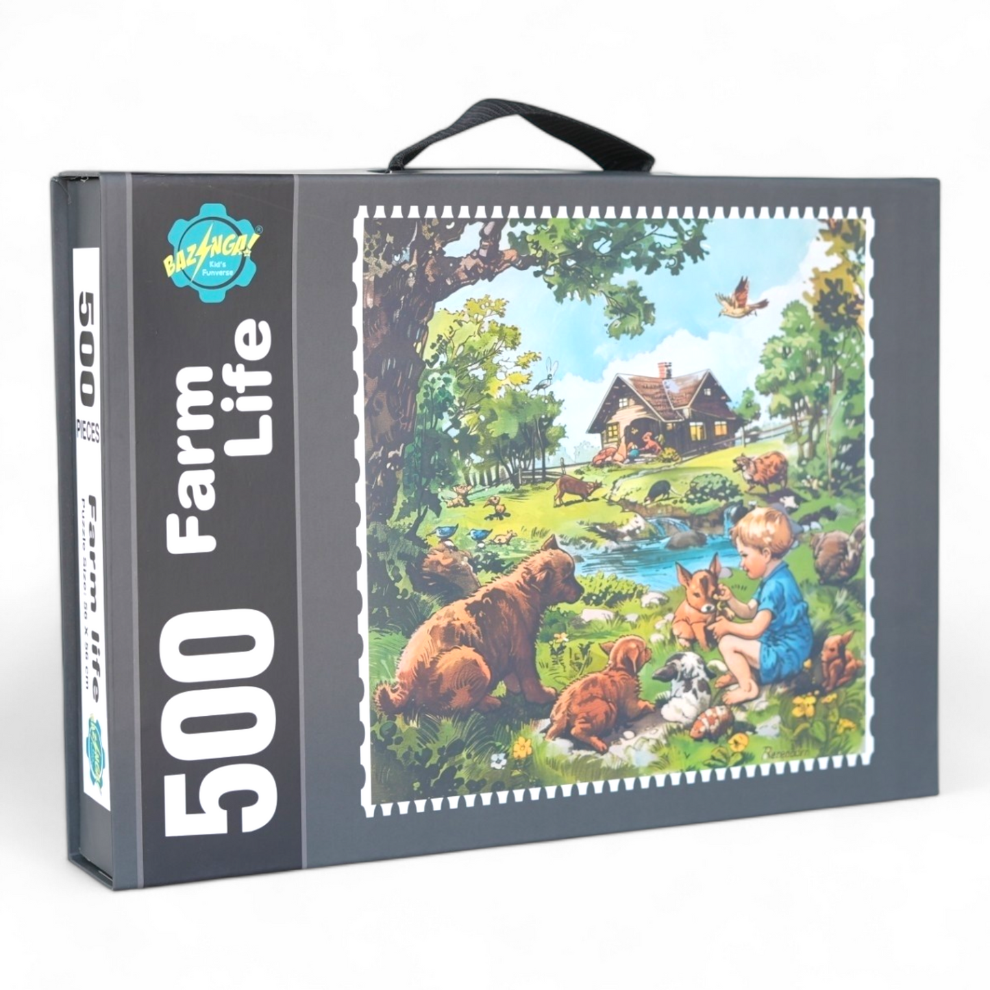 500 PIECES JIGSAW PUZZLE FARM LIFE